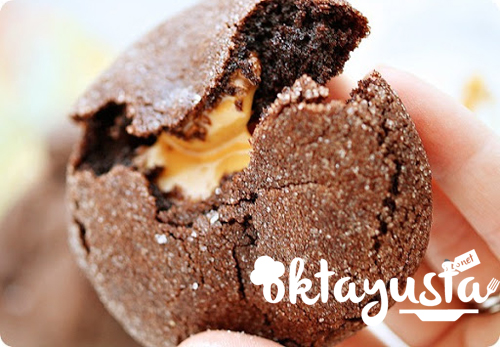 Kakaolu İçi Karamelli Kurabiye