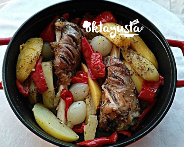 Fırında Sebzeli Kuzu incik